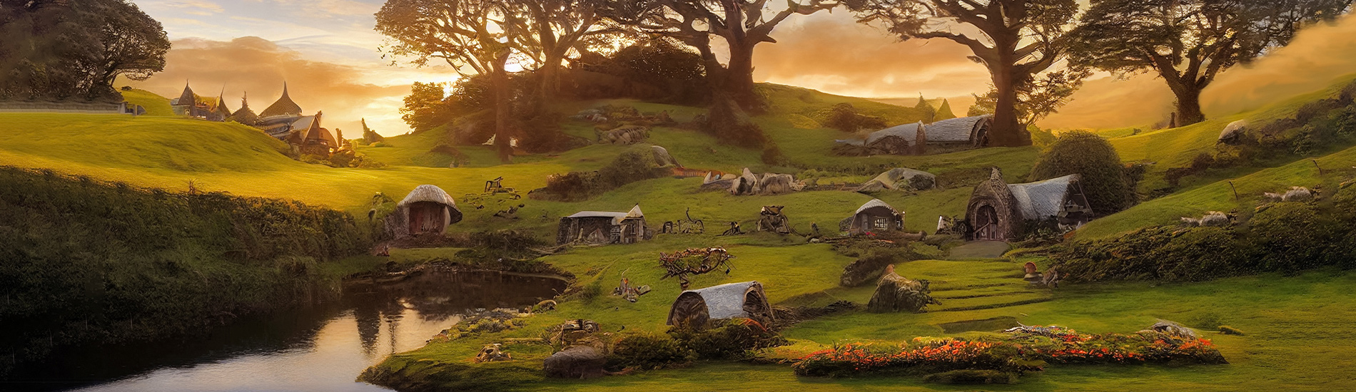 Hobbiton Movie Set