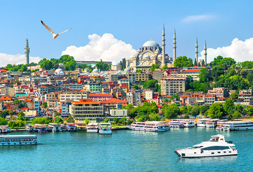 包船徜徉伊斯坦堡海峽
