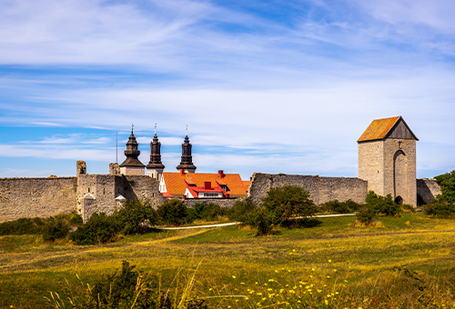 Visby 屹立不搖的環城城牆