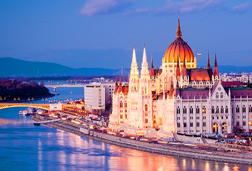 船遊欣賞Budapest優雅夜景