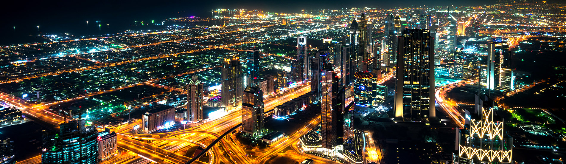 Burj Khalifa 高空餐廳一隅夜景