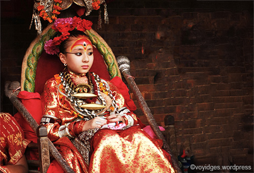 親眼一睹庫瑪莉活女神